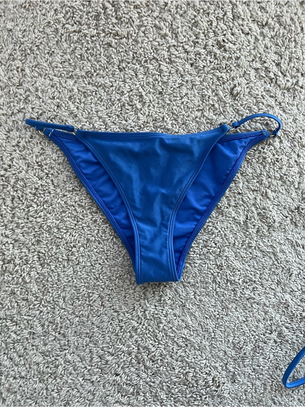 Dynamite Blue Triangle Bikini Set – Size Small - Picture 6 of 8